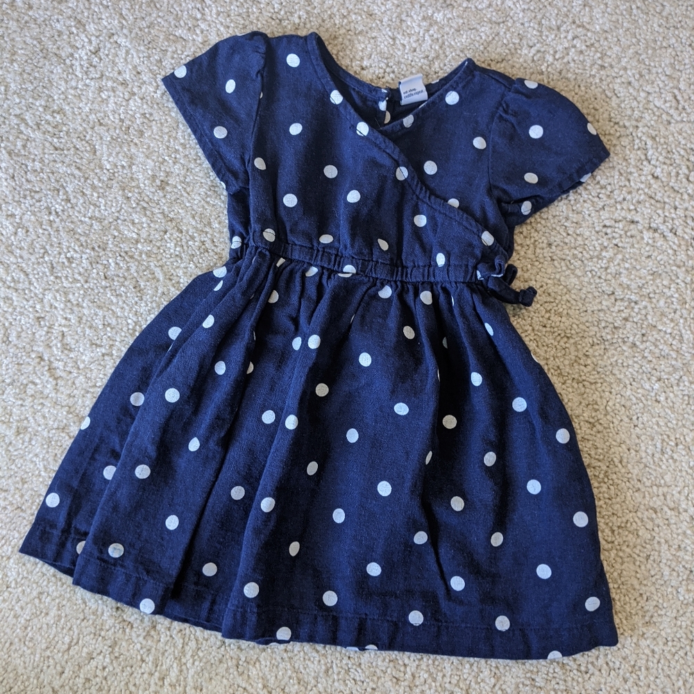 Old Navy Toddler Polka dot wrap dress
